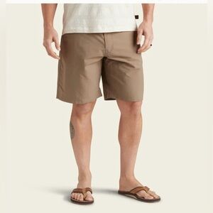 Men’s HOWLER BROTHERS Heed the Call Horizon Shorts Taupe Size 32